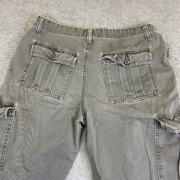 Polo Jeans Co Cargo Pants Women’s Size 4 (Fits 29x30) Green Y2K Streetwear - Picture 16 of 16